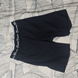 Rowing Blazers Black Biker Shorts SMALL